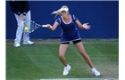 BIRMINGHAM, ENGLAND - JUNE 12:  Aleksandra Wozniak of Canada hits a return during Day Four of the Aegon Classic at Edgbaston Priory Club on June 12, 2014 in Birmingham, England.  (Photo by Paul Thomas/Getty Images)